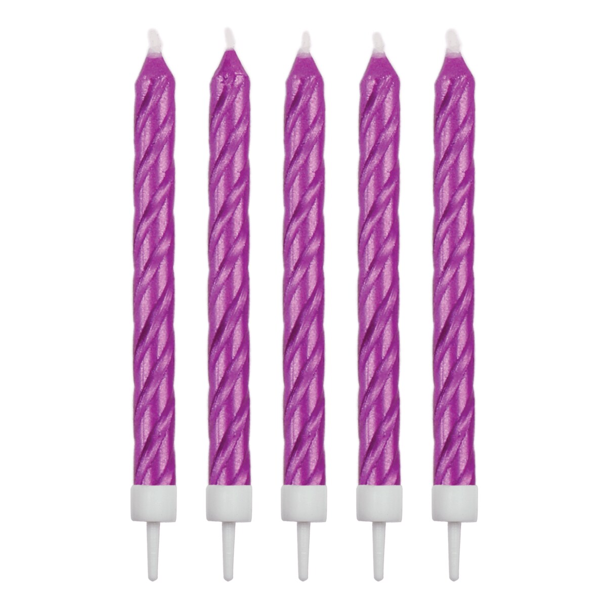 PME Świeczki różowe Happy Birthday (16 sztuk) różowy