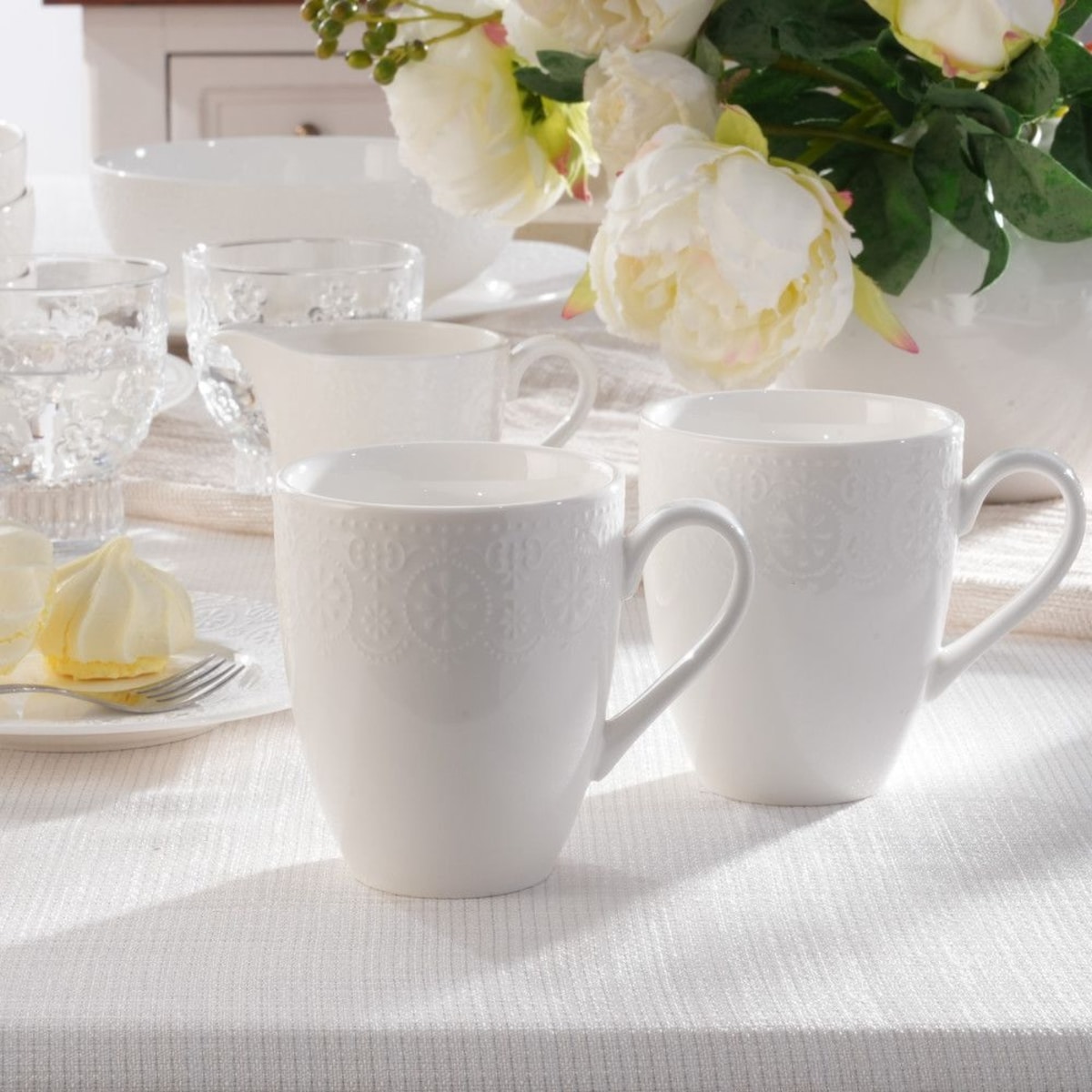 VILLA ITALIA Kubek 300 ml porcelanowy FLORENTINA