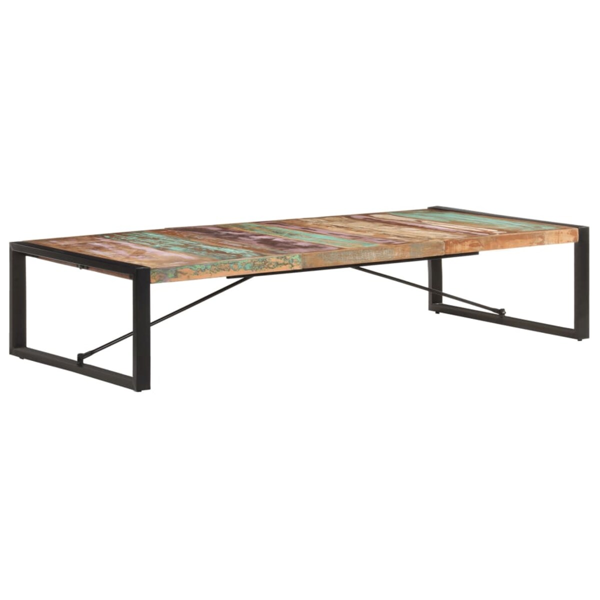 vidaXL Stolik kawowy, 180x90x40 cm, lite drewno z odzysku