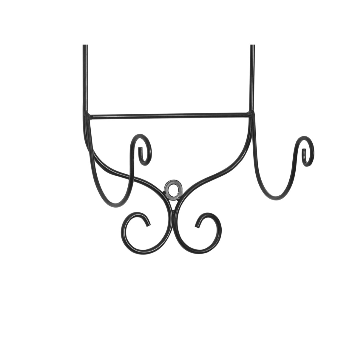 Półka wisząca na wino czarna HYDROGEN