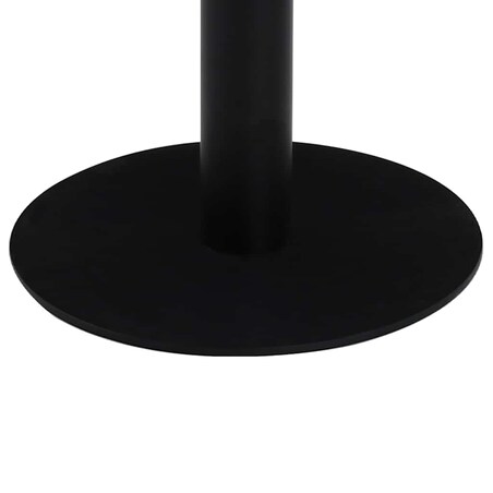 vidaXL Stolik bistro, jasnobrązowy, 60 cm, MDF