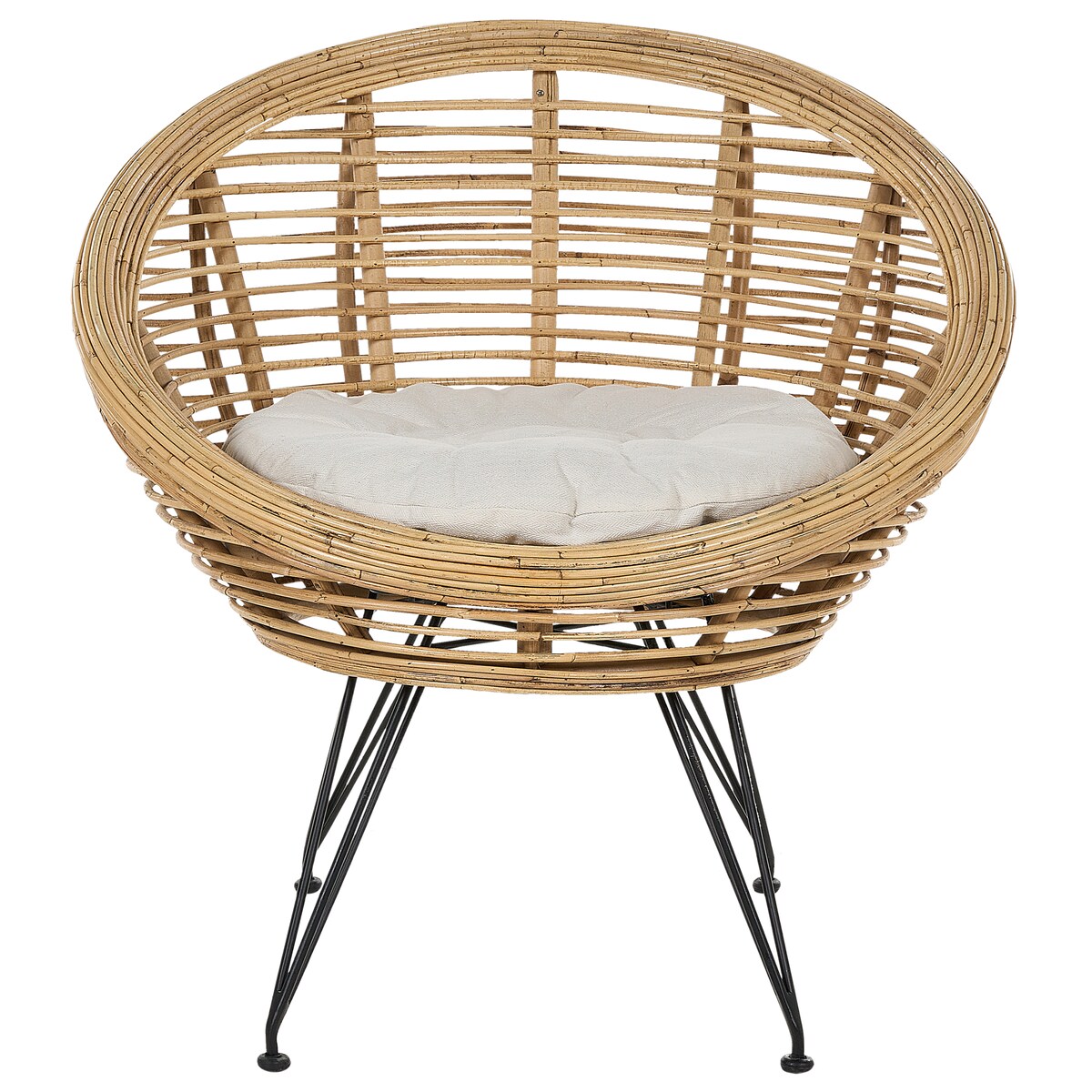 Krzesło ogrodowe MARATEA Rattan Naturalny