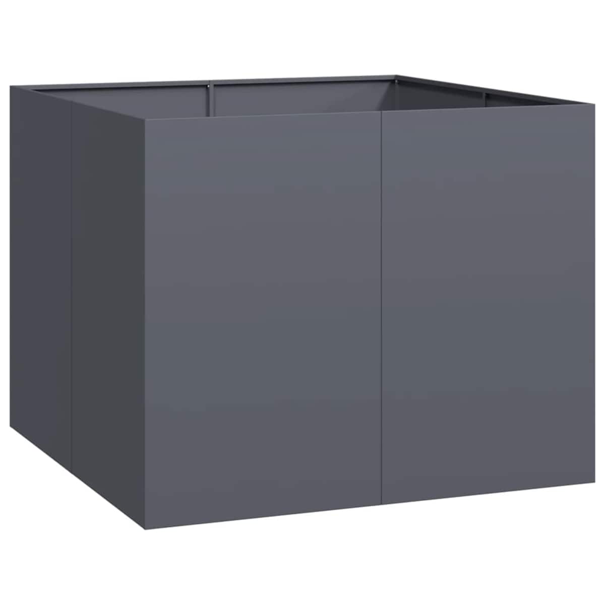 vidaXL Doniczka Antracyt 100x100x80 cm Stal