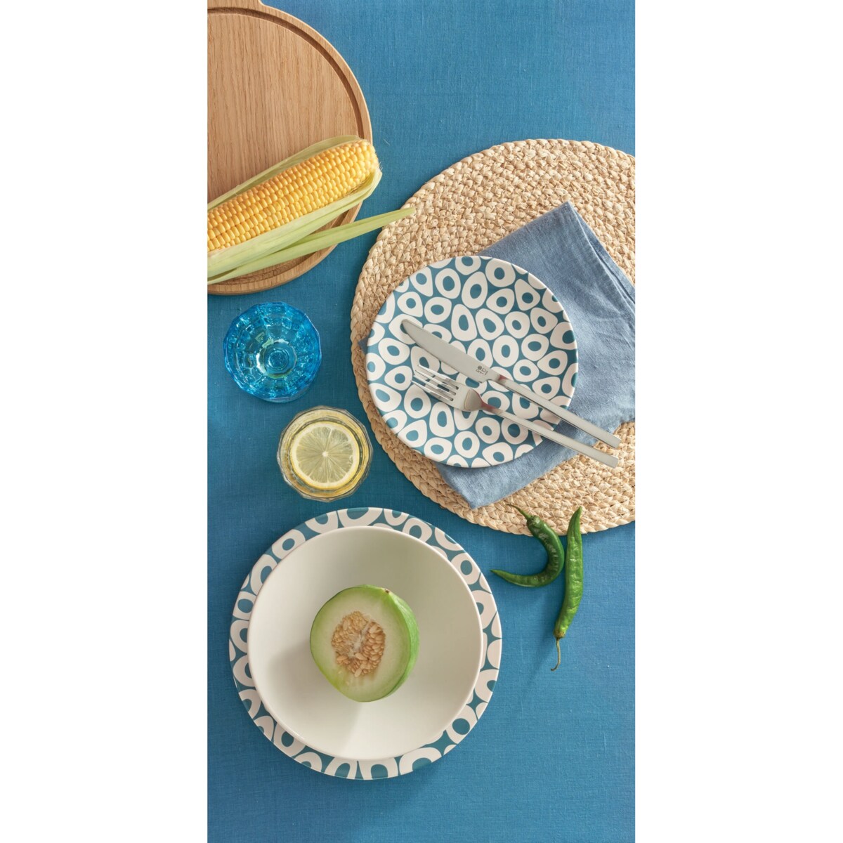 Serwis obiadowy dla 6 osób Sea Stones