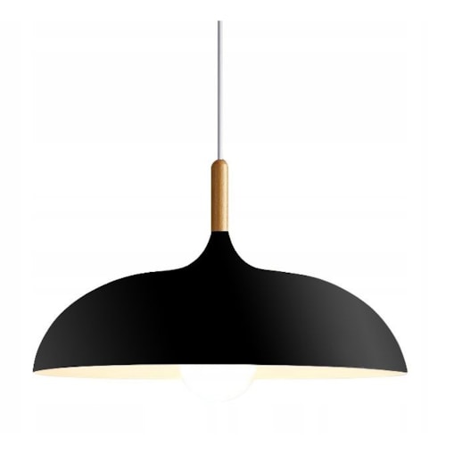 Lampa Sufitowa Wisząca App178-1Cp Anzo Czarny, Metal