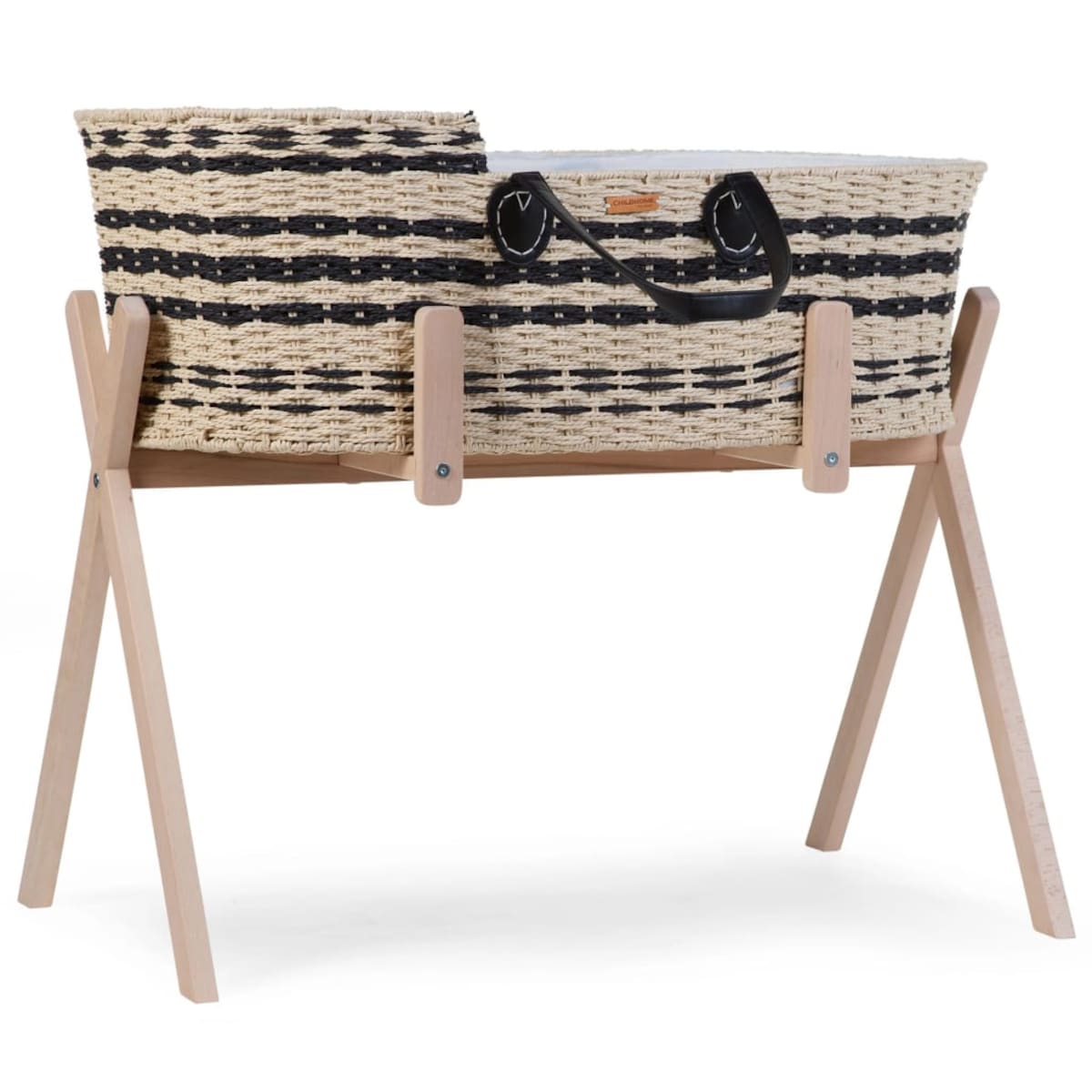 CHILDHOME Stojak pod kosz Mojżesza w stylu tipi Play & Gym, naturalny