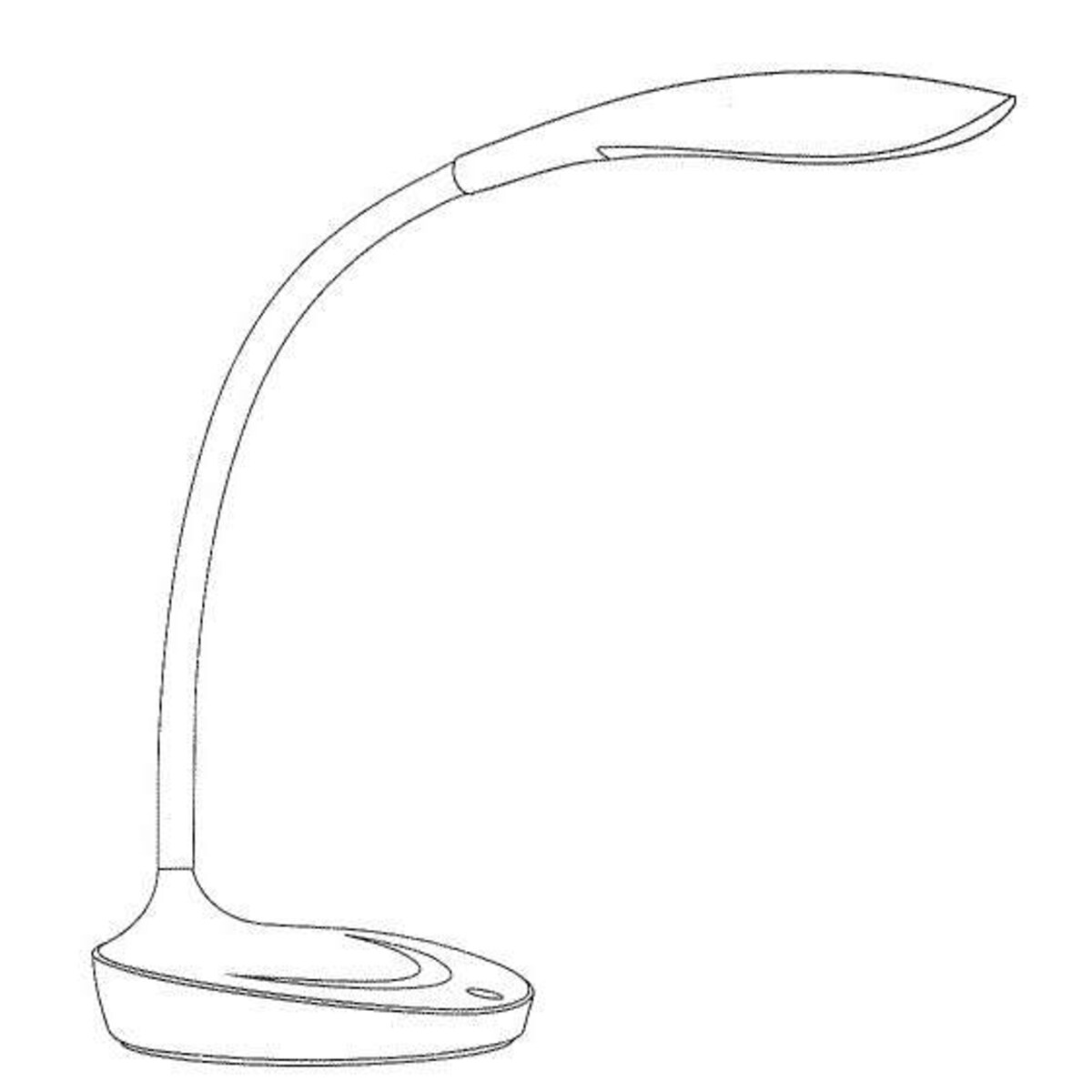 Stojąca LAMPKA biurkowa SWAN 106093 Markslojd nocna LAMPA stołowa LED 4,6W 3000K z wbudowanym portem USB biała