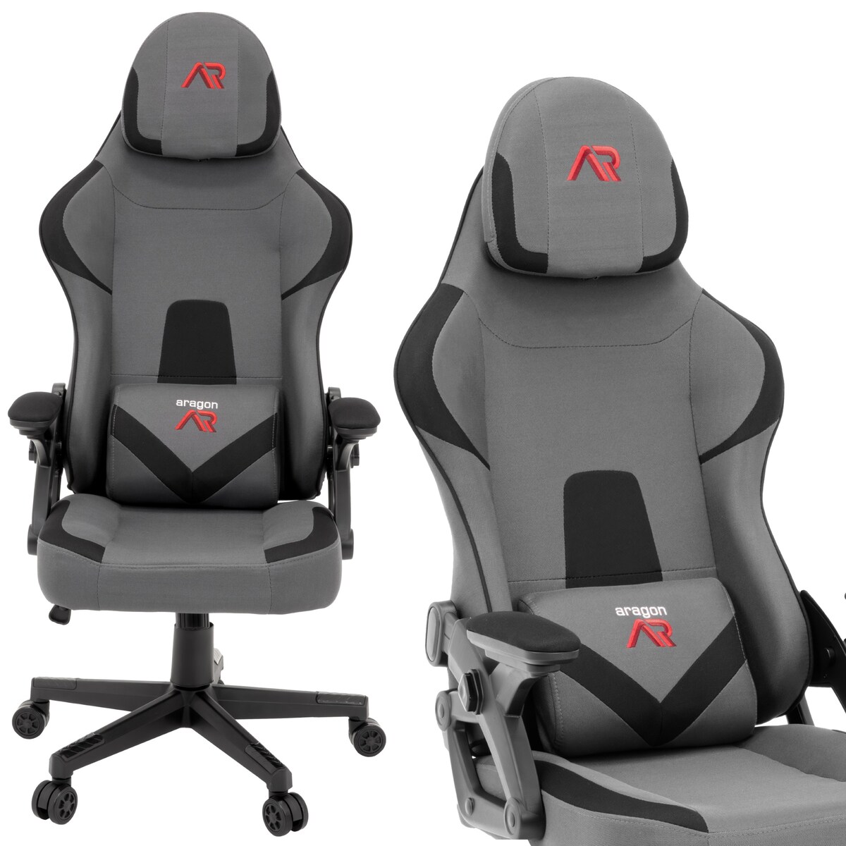 Fotel gamingowy regulowany Aragon biurowy dla GRACZA obrotowy krzesło