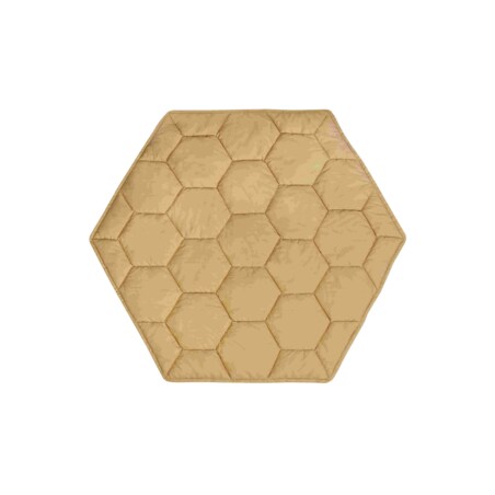 Mata do zabawy Honeycomb 100 x 100 cm, Planet Bee, Lorena Canals