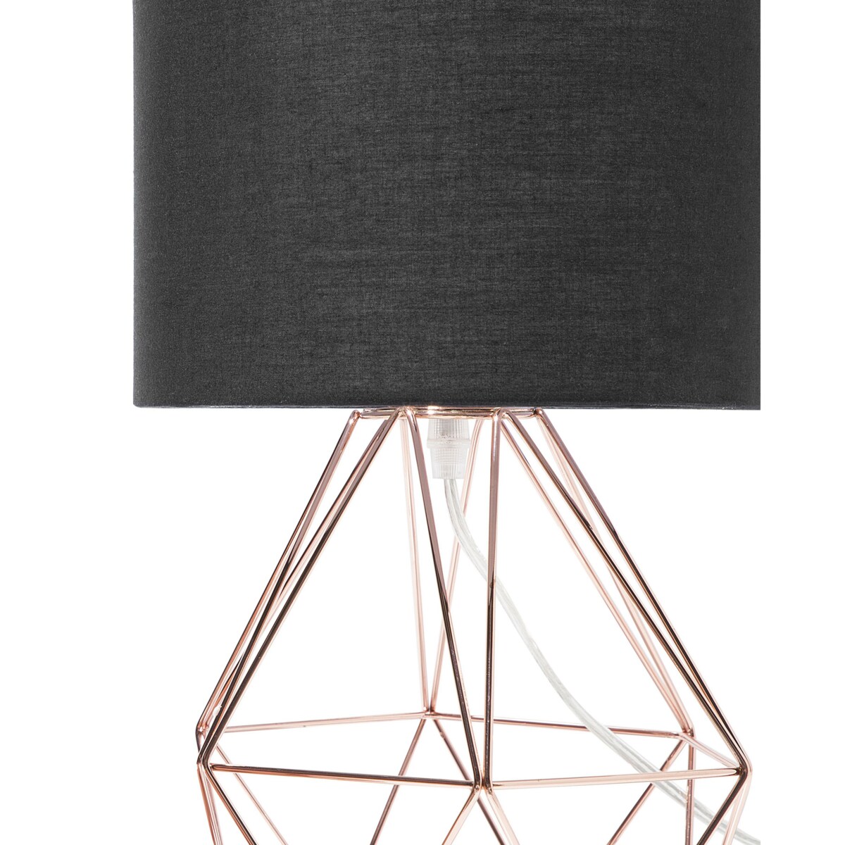 Lampka nocna metalowa miedziana MARONI