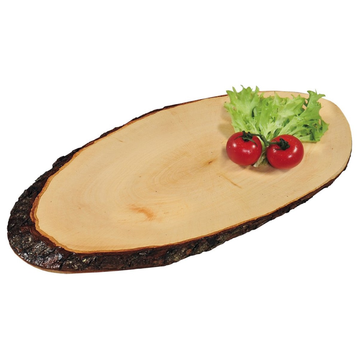 Ozdobna duża deska do serwowania potraw z olchy, deska dekoracyjna, deska kuchenna, półmisek, akcesoria kuchenne, 35 cm, KESPER