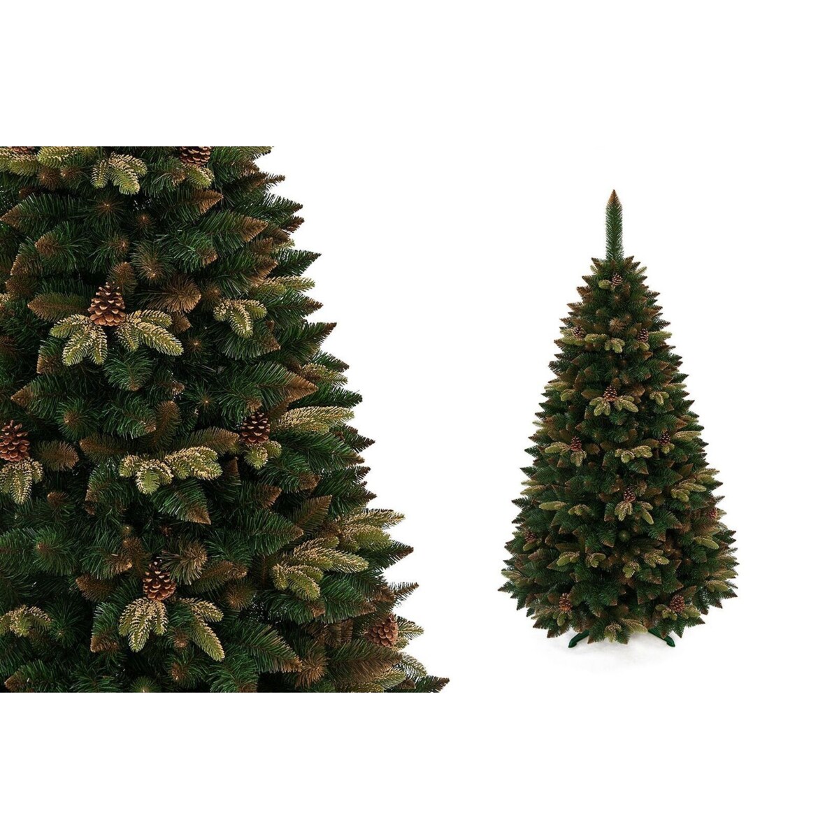 Choinka sztuczna Sosna złota z gałązkami PE