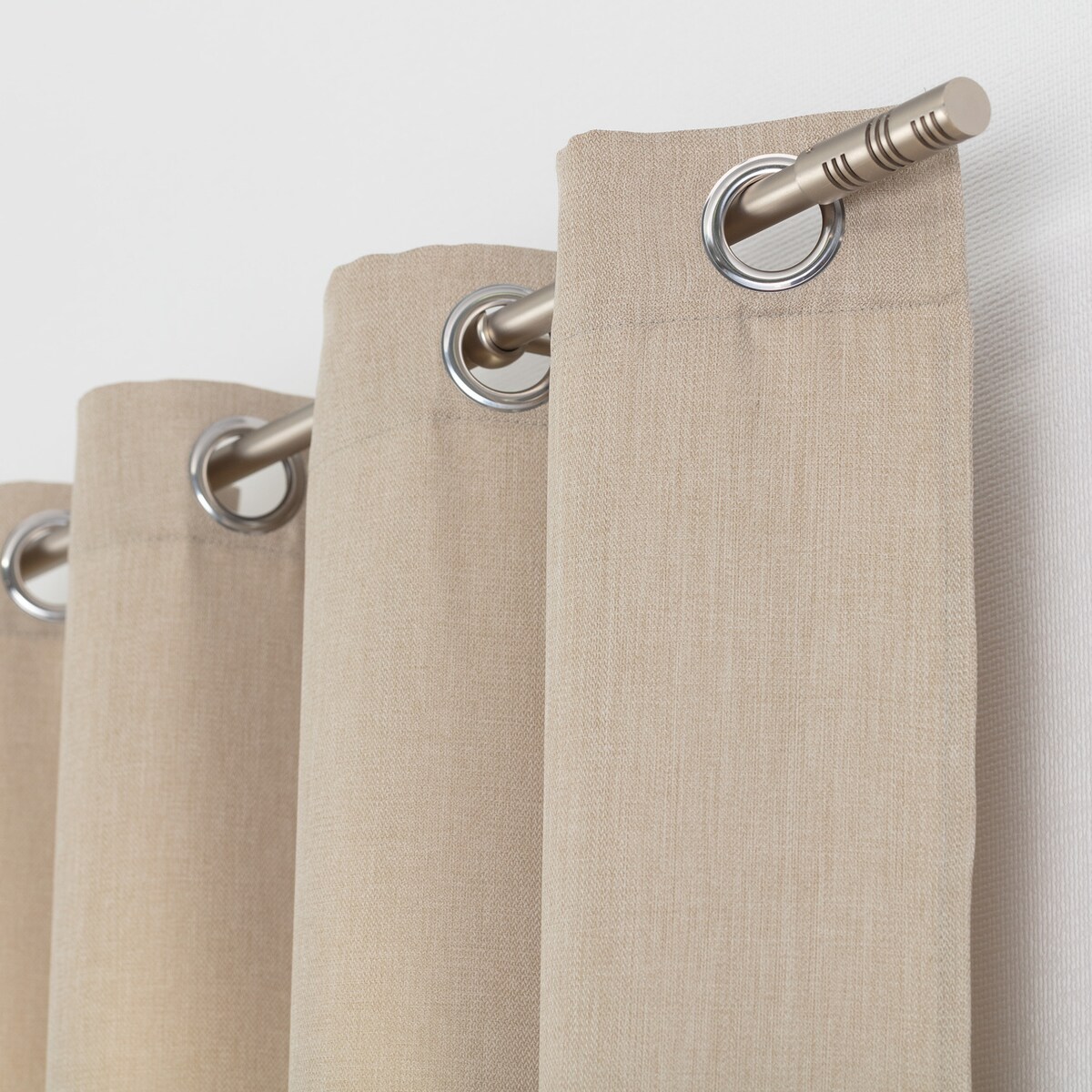 Zasłona BASIC na kółkach 140x280cm piaskowy beż 1 szt. 140x280 beżowy