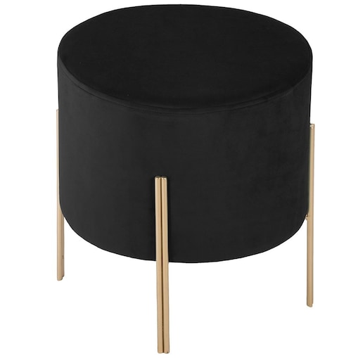 Stołek aksamitny VELVET, 33 cm