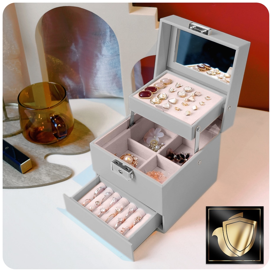 Szkatułka na biżuterię skrzynka pudełko kuferek Massido