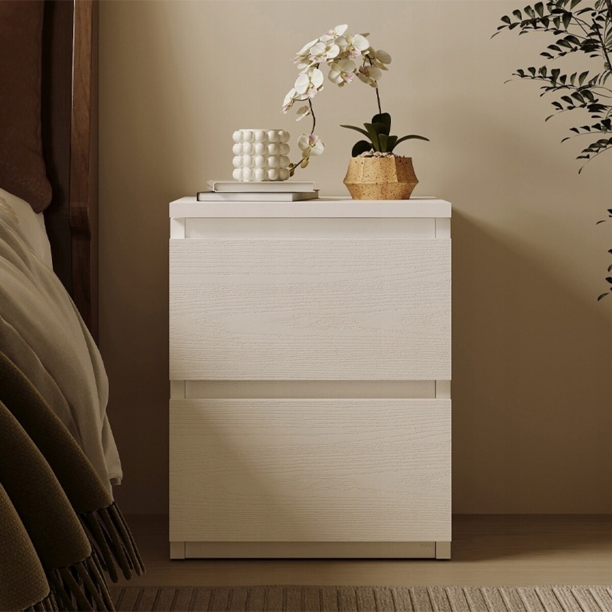 Szafka nocna stolik do sypialni salonu z szufladami