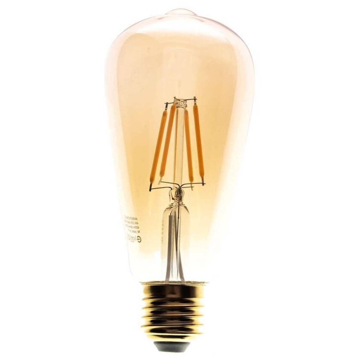 Żarówka filamentowa EKZF8017 ST64 E27 LED 6W 2700K bursztynowa
