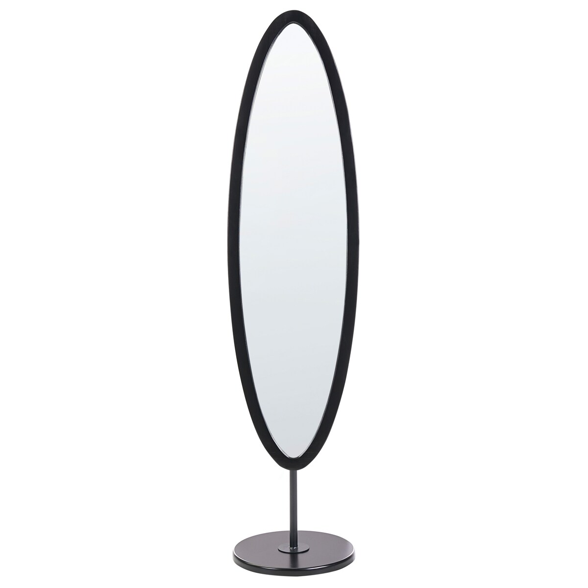 Lustro stojące LOUVIGNY 167 cm Czarny
