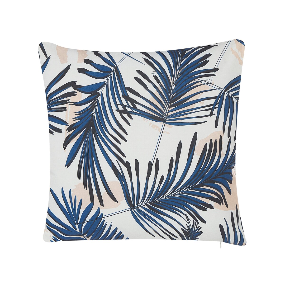 2 poduszki ogrodowe w liście 45 x 45 cm niebieskie ELATI