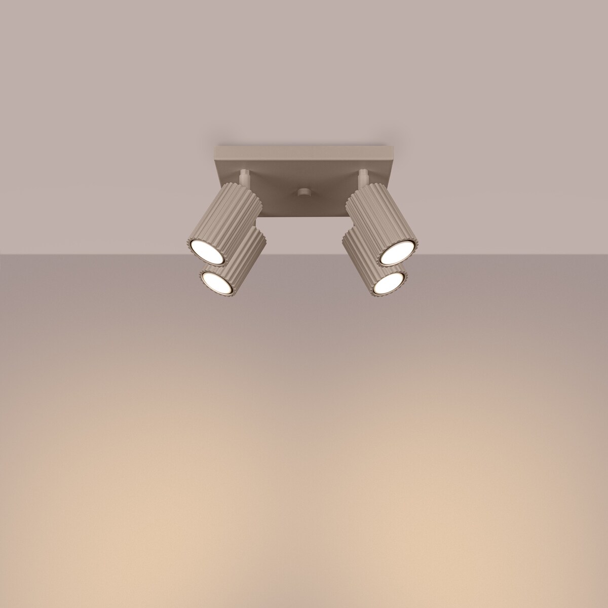 Plafon KARBON 4 taupe