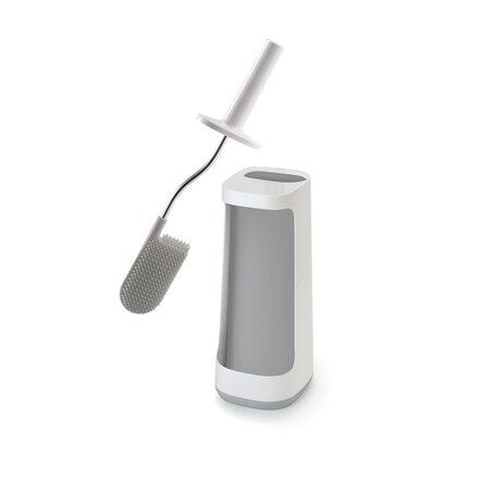 Szczotka do toalety z przestrzenią na detergent szara Flex, 13 x 14.9 x 45.7 cm, Joseph Joseph