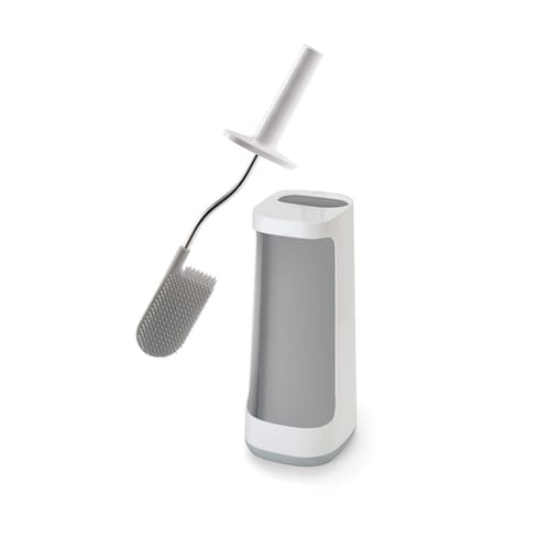 Szczotka do toalety z przestrzenią na detergent szara Flex, 13 x 14.9 x 45.7 cm, Joseph Joseph