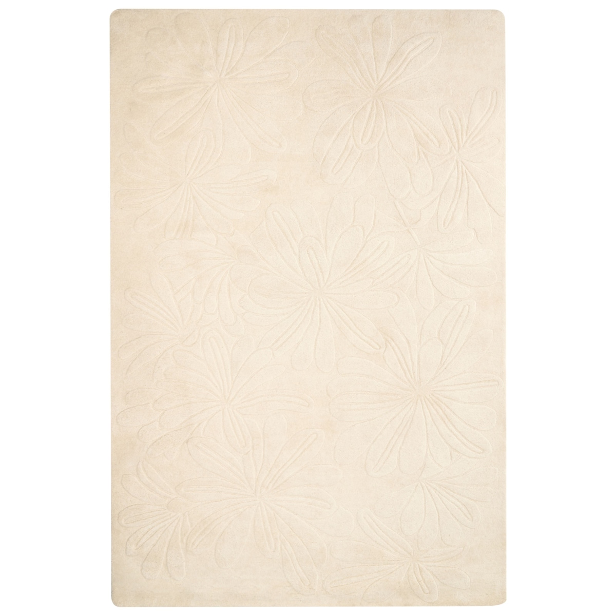 Dywan CHENNAI Jasnobeżowy 200 x 300 cm Wełna