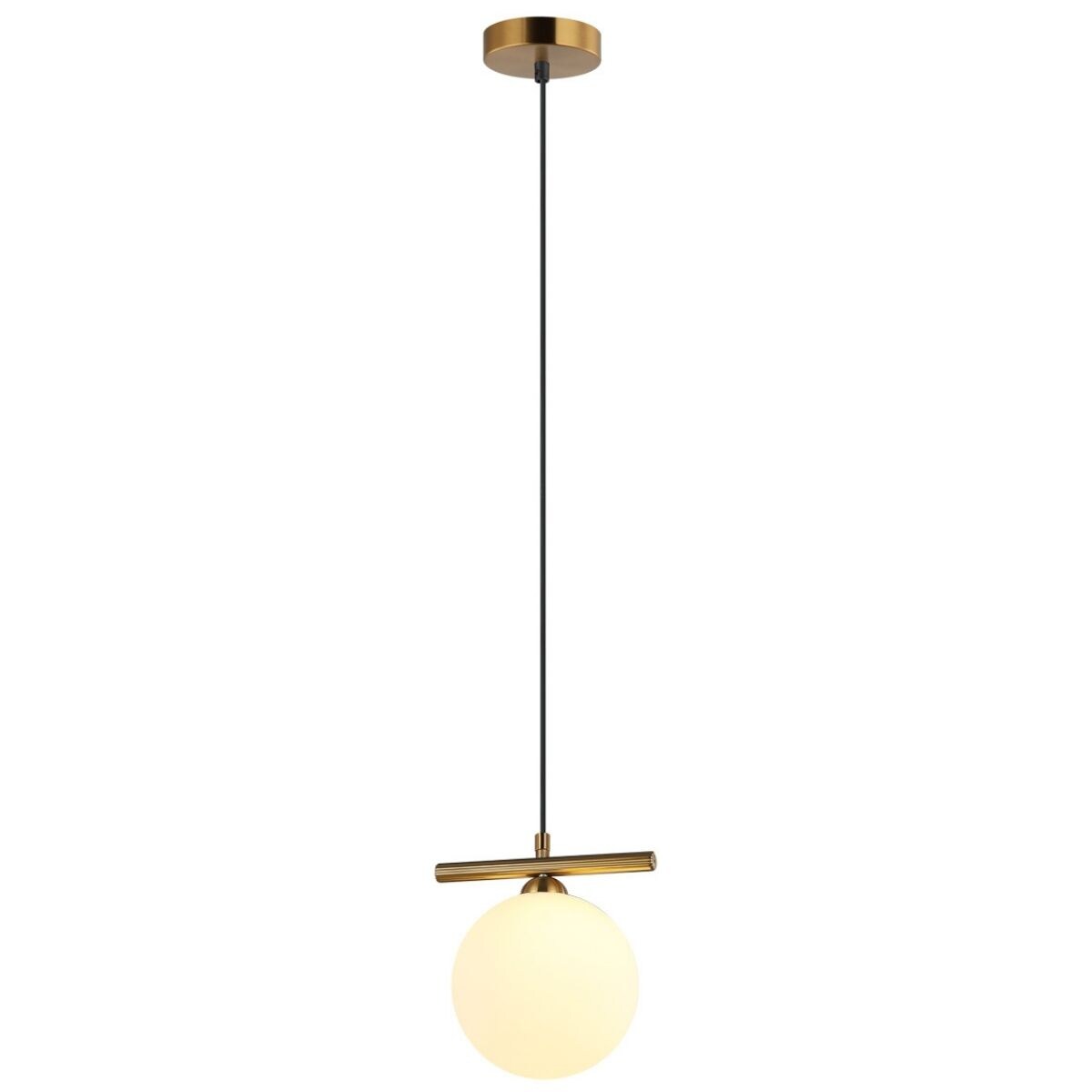 Nowoczesna lampa wisząca Merseta PND-463321M-BRO+W Italux antyczny brąz