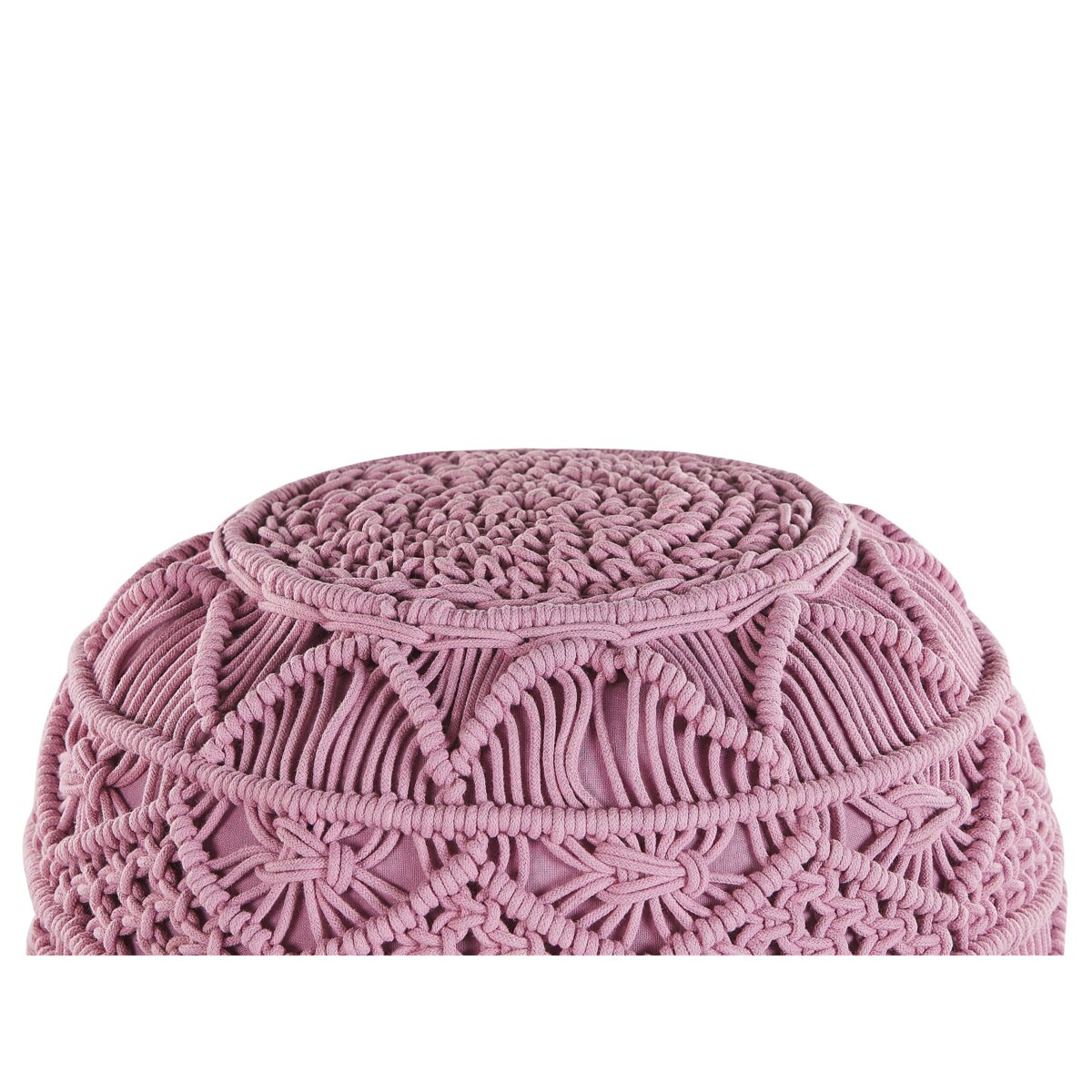 Puf ⌀ 40 cm różowy KAYSERI