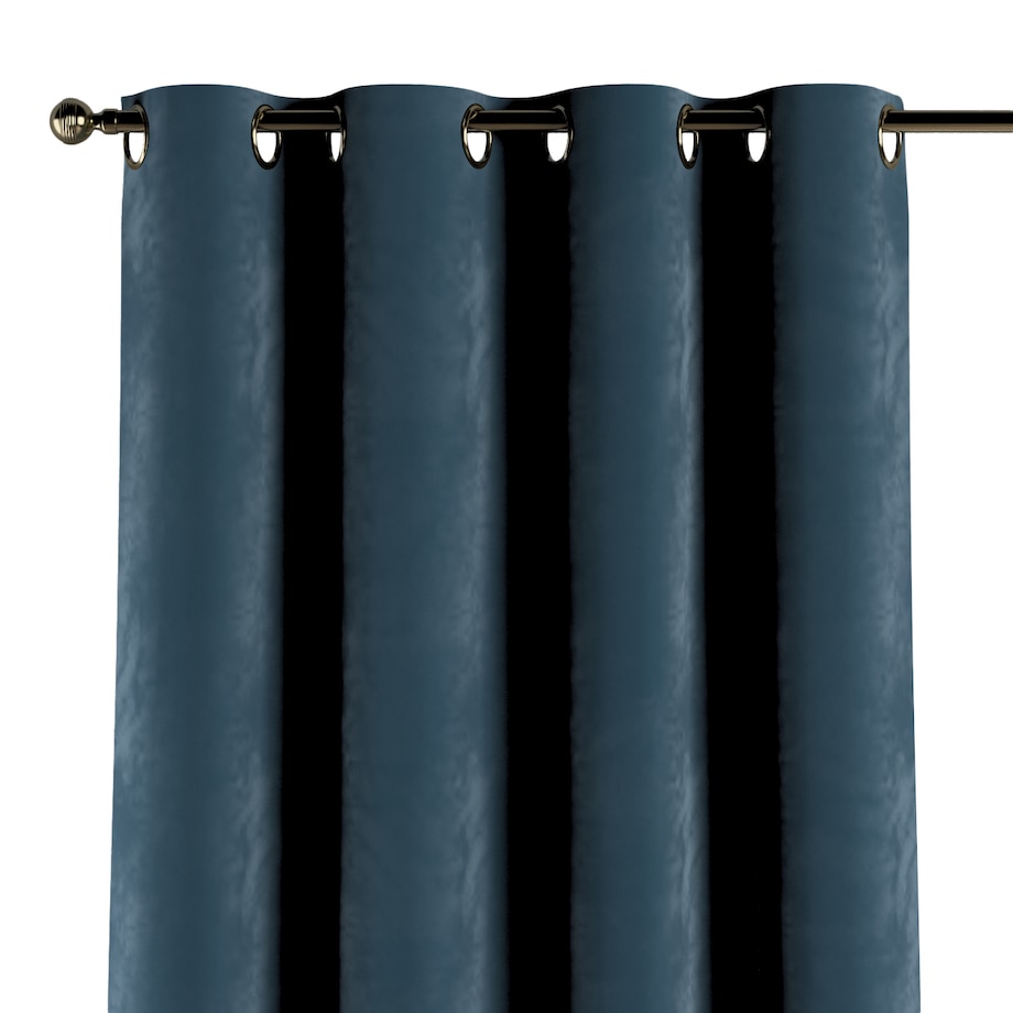 Zasłona na kółkach 1 szt. 130x245 pruski błękit