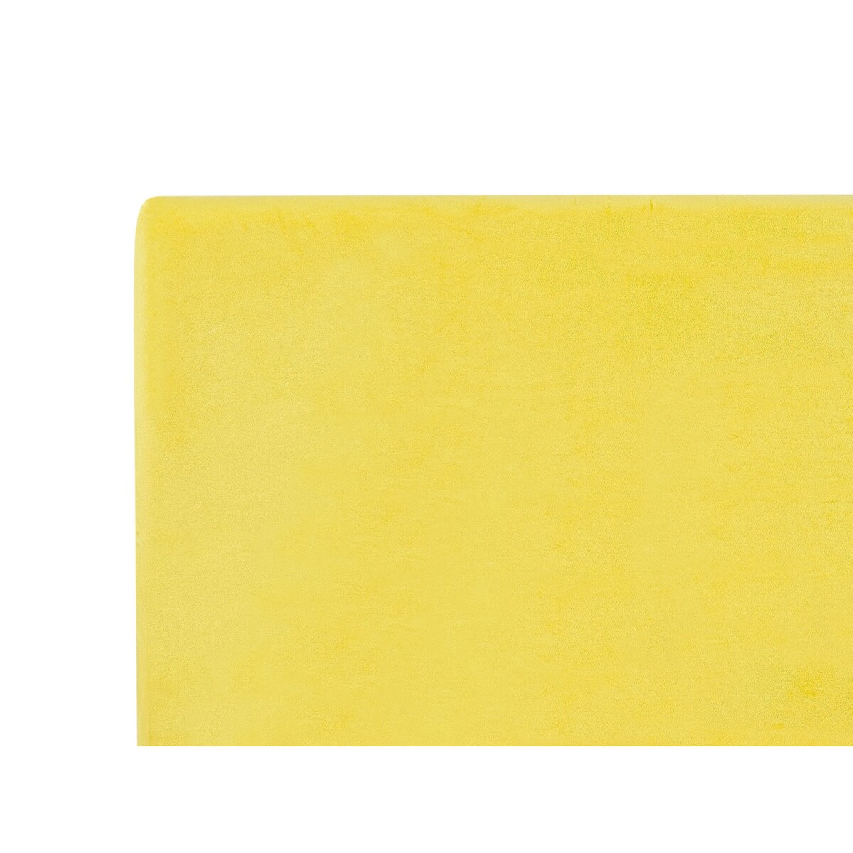 Wymienne obicie do łóżka 160 x 200 cm żółte FITOU