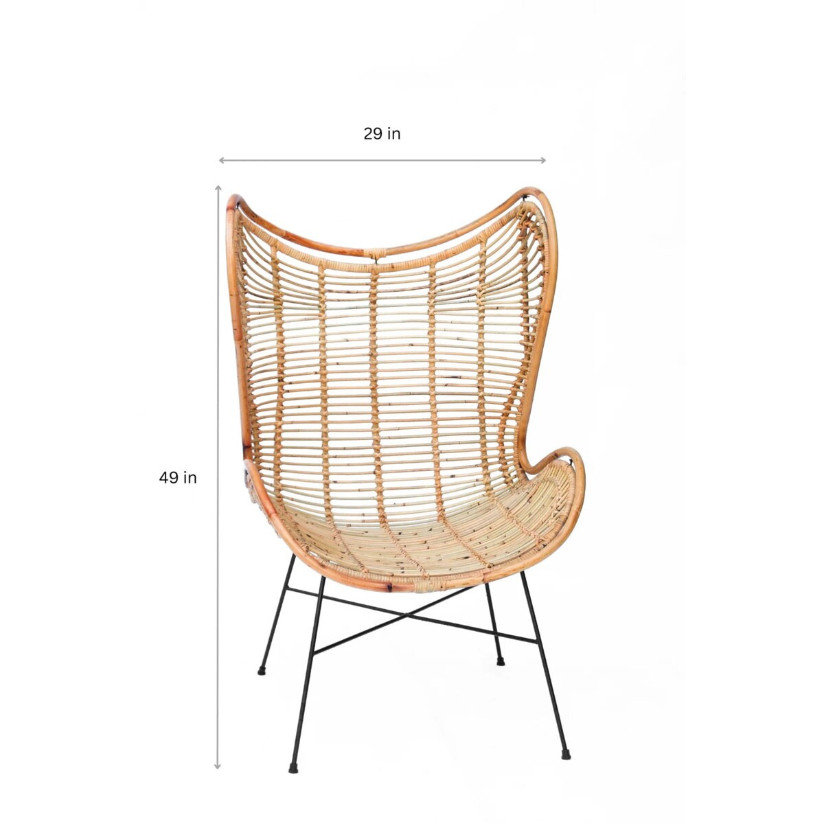 Fotel rattanowy Isla naturalny Monnarita