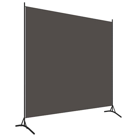 vidaXL Parawan pokojowy, antracytowy, 175 x 180 cm, tkanina