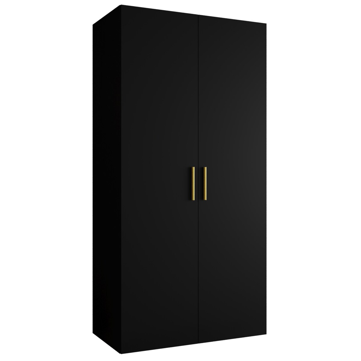 Szafa uchylna otwierana BARI 1 100 wys. 202 cm Czarny + u. Złoty