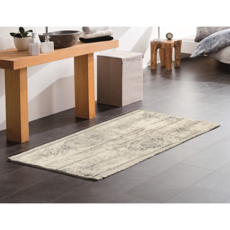 Kleine Wolke Caracas Ekologiczny Dywanik łazienkowy szary 60x100 cm ECO LIVING