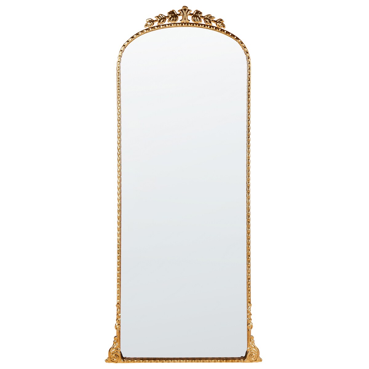 Lustro ścienne LIVRY 51 cm 114 cm Metal Złoty