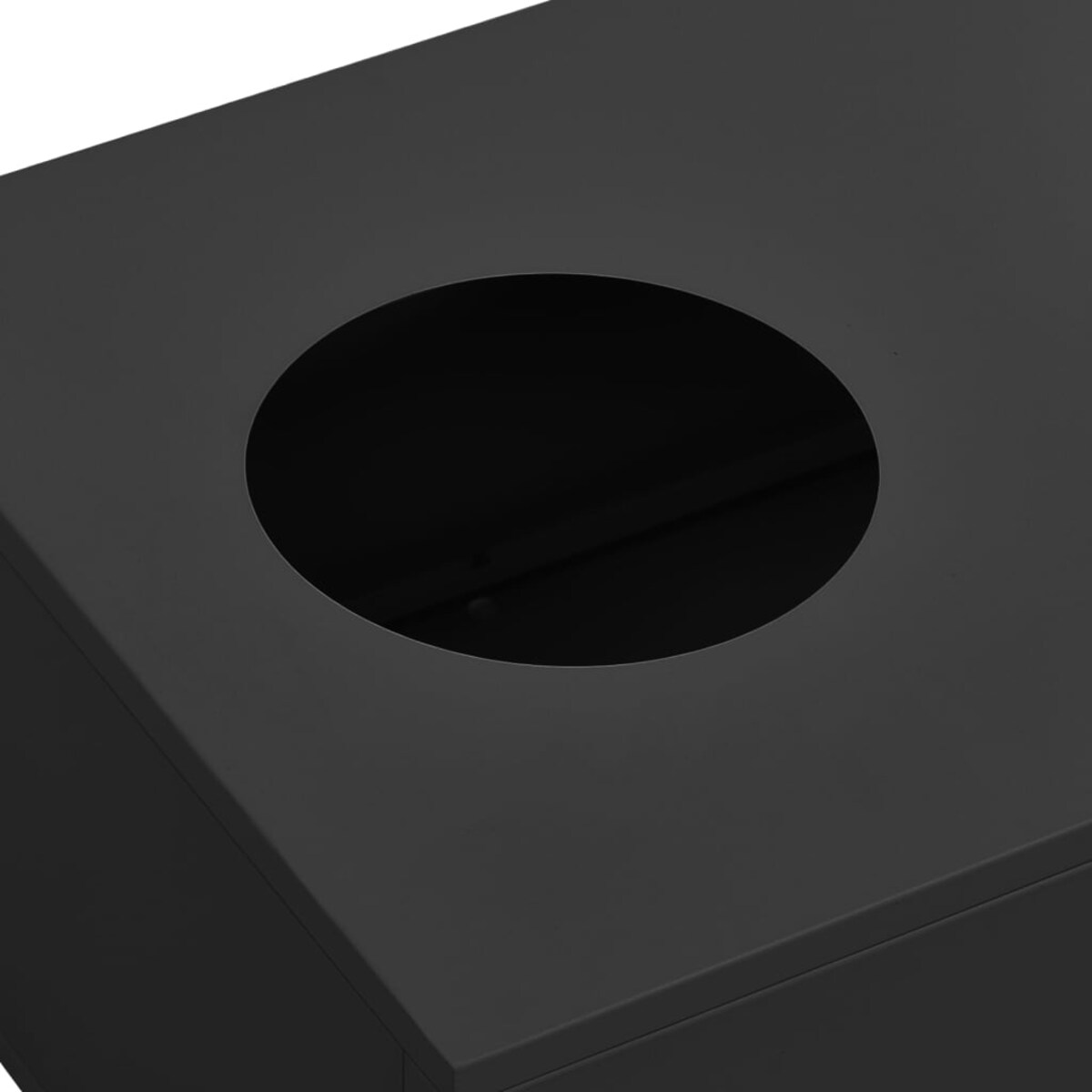 vidaXL Szafka biurowa z doniczką, antracytowa, 90x40x113 cm, stalowa