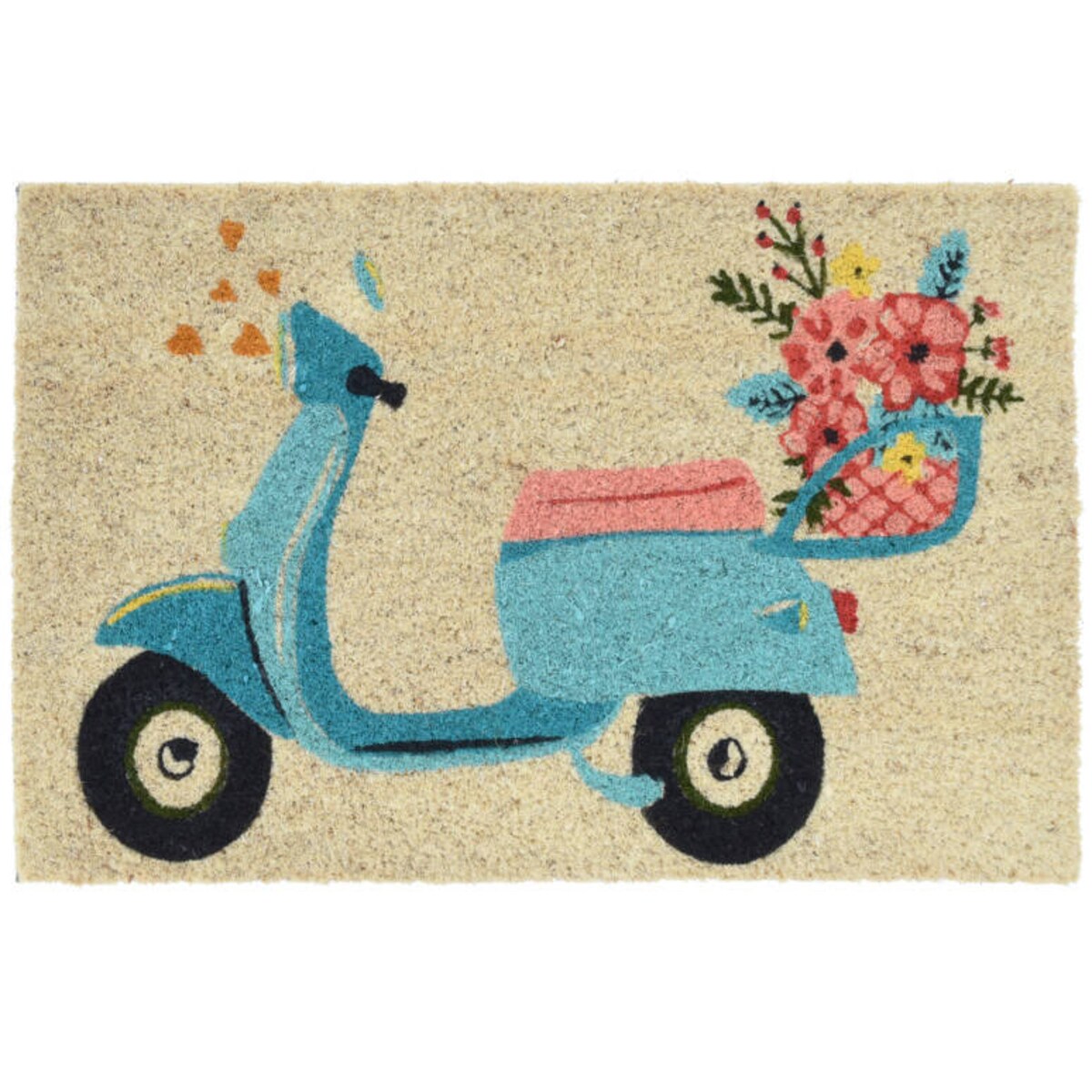 Wycieraczka pod drzwi kokosowa Bukiety, 59 x 39 cm