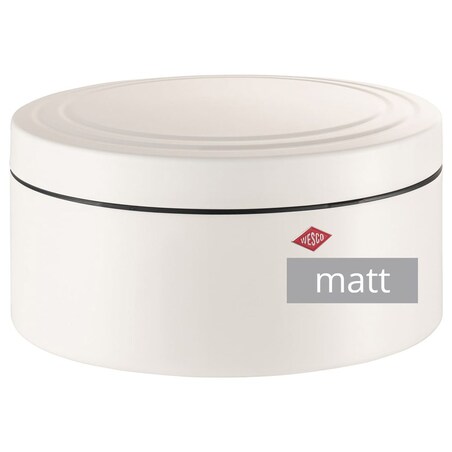 Pojemnik na pieczywo okrągły piasek MATT