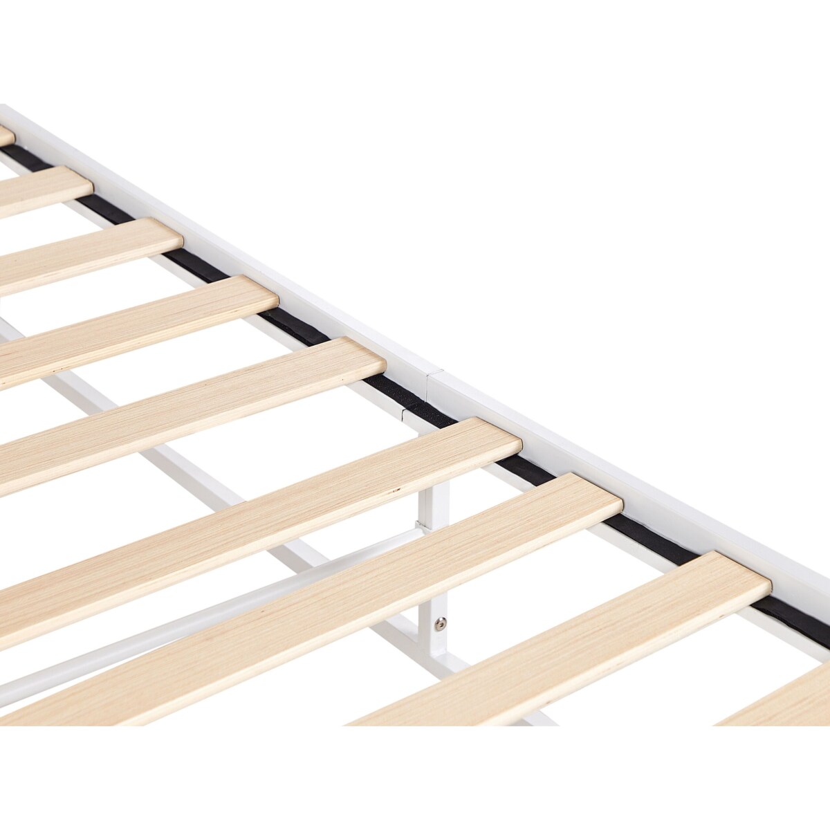 Łóżko metalowe 180 x 200 cm białe VIRY