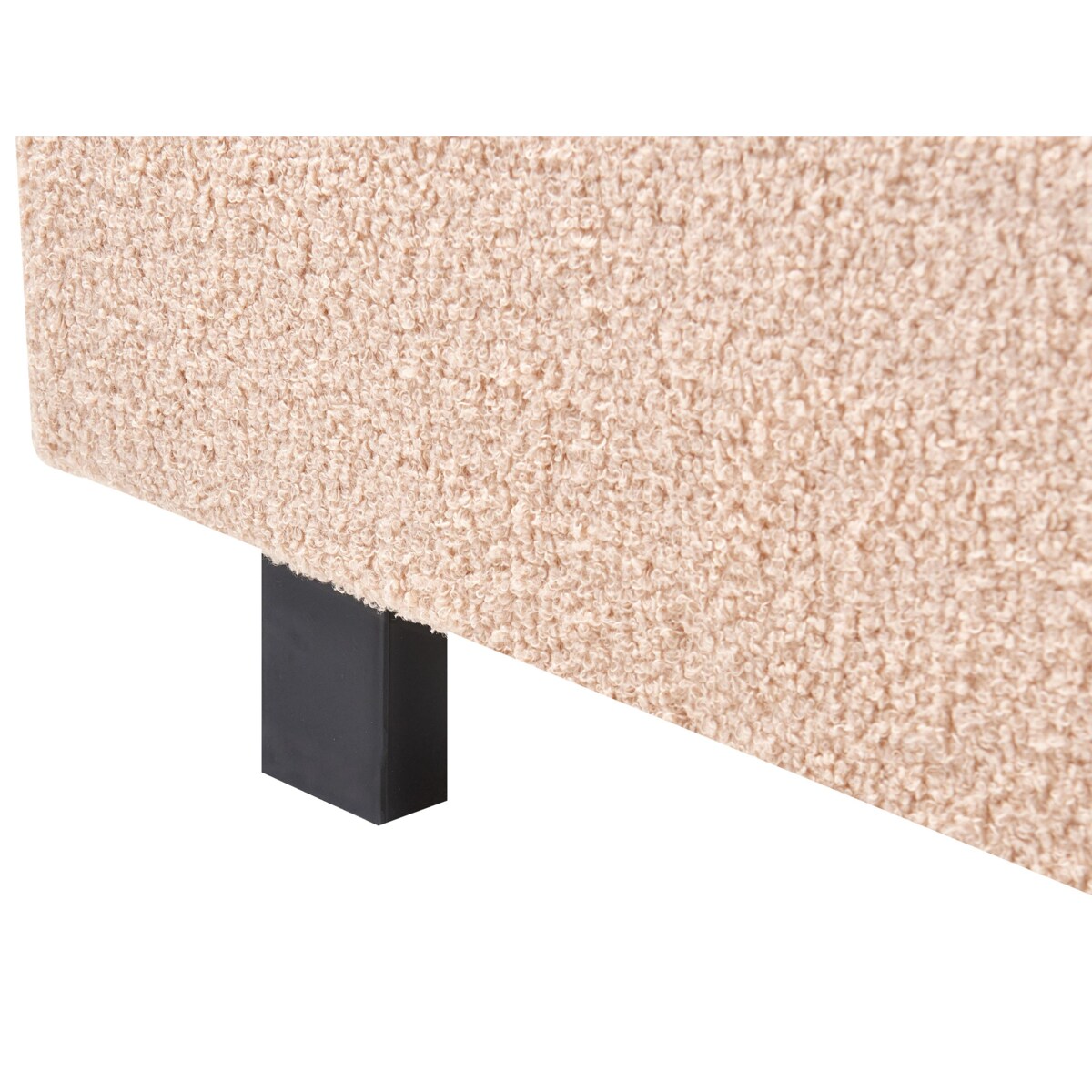 Łóżko wodne Boucle ALBI 160 x 200 cm Beżowy