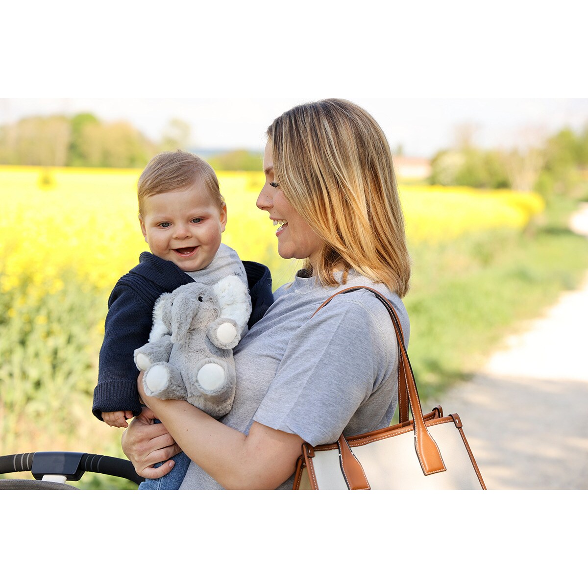 Szumiący słonik z pozytywką - Cloud b® Elliot Elephant™ On The Go