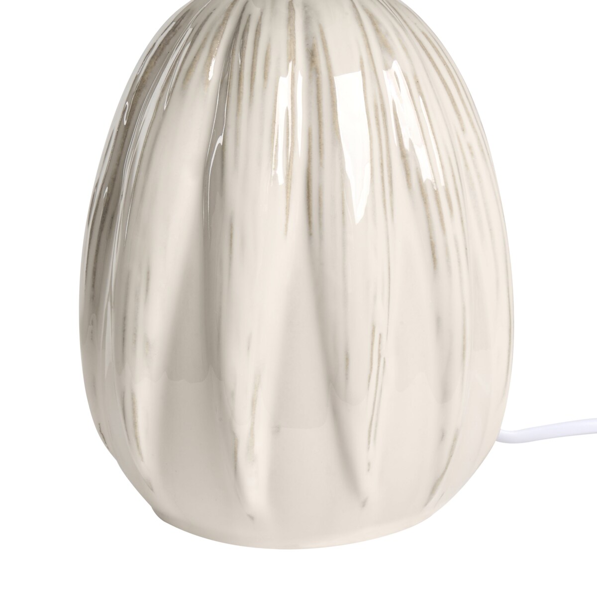 Lampa stołowa AGUAN Ceramika Jasnobeżowy