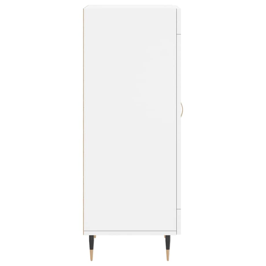 vidaXL Szafka, biała, 34,5x34x90 cm, materiał drewnopochodny