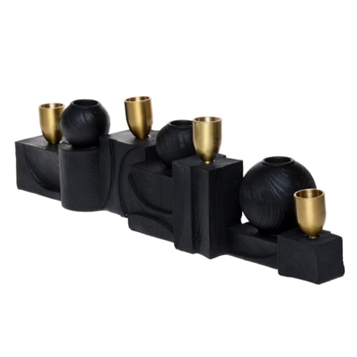 ŚWIECZNIK NA 7 ŚWIEC 41X9X12 CM