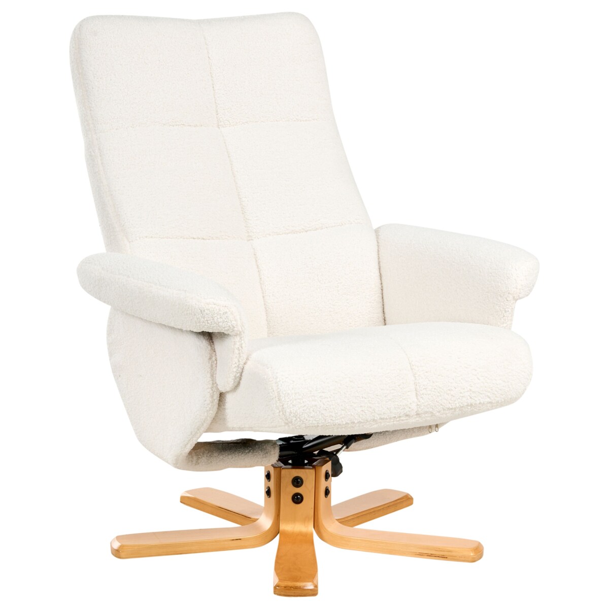 Rozkładany fotel EPSE Boucle Złamana biel