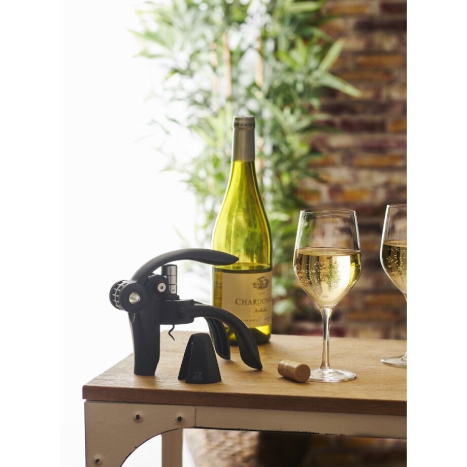 Korkociąg półautomatyczny do wina Baltaz czarny, Peugeot