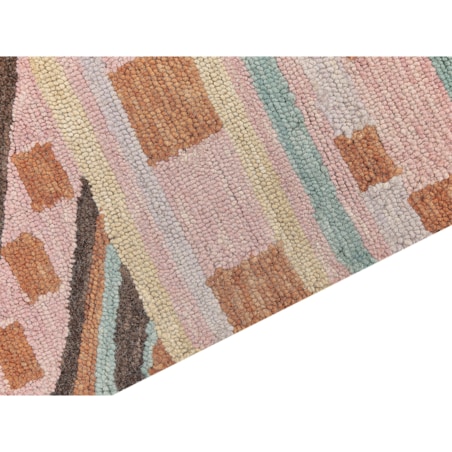 Dywan wełniany 80 x 150 cm wielokolorowy YOMRA