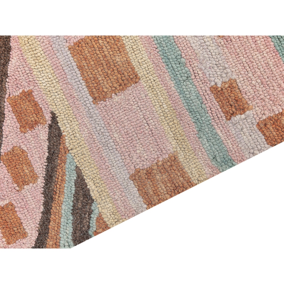 Dywan wełniany 80 x 150 cm wielokolorowy YOMRA