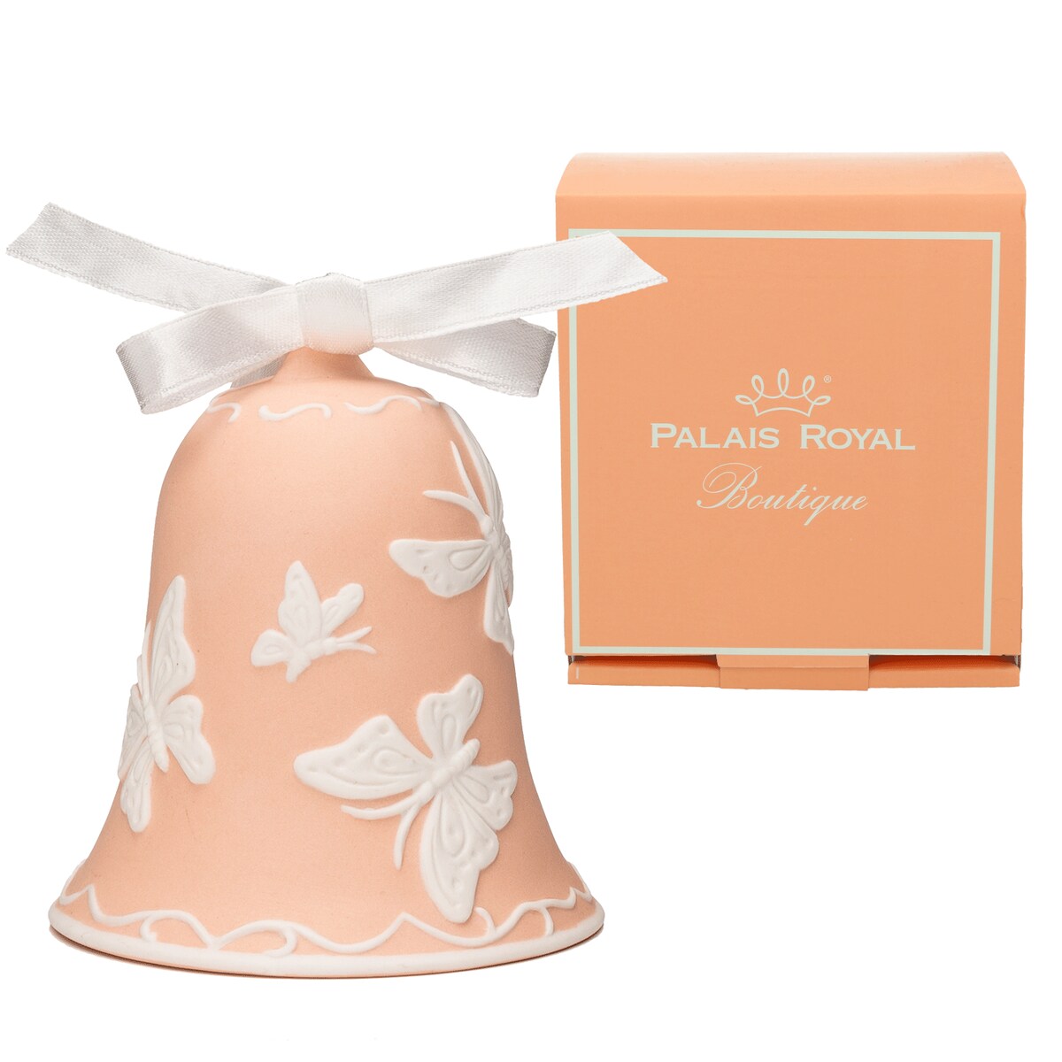 Palais Royal Dzwonek porcelanowy pomarańczowy 9,5 cm